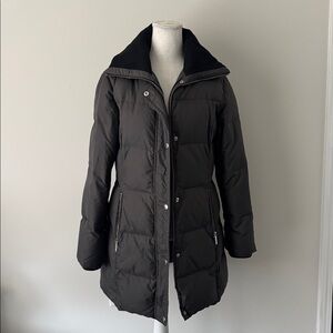 Michael Kors Gray Down Puffer Coat, size small